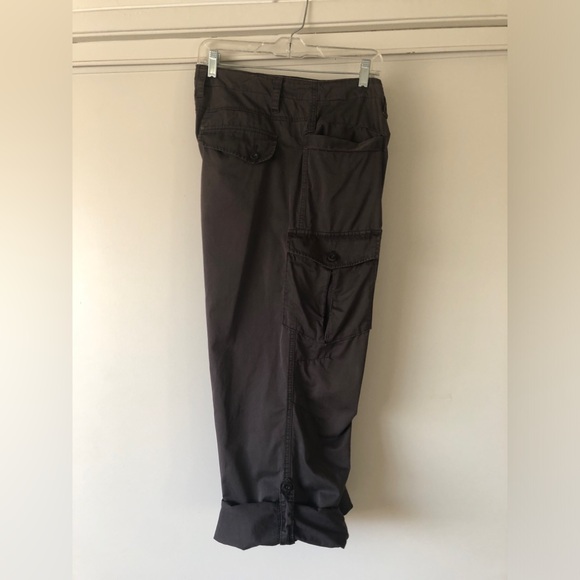 GAP Y2K Convertible Cargo Hiking Pants Women’s Size 14 Army Khaki/Green - Picture 8 of 14